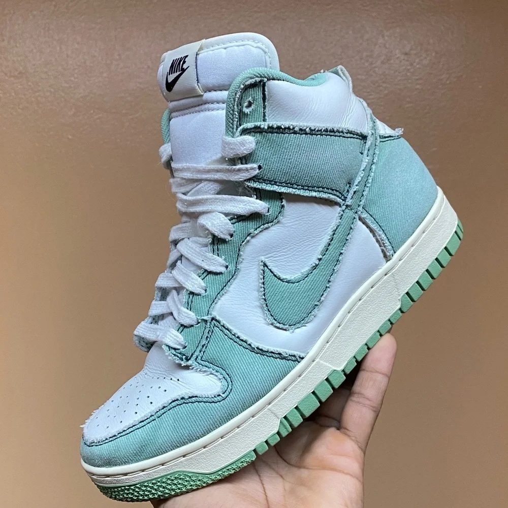 Nike Women’s Dunk High 1985 “Green Denim” Size 6.5